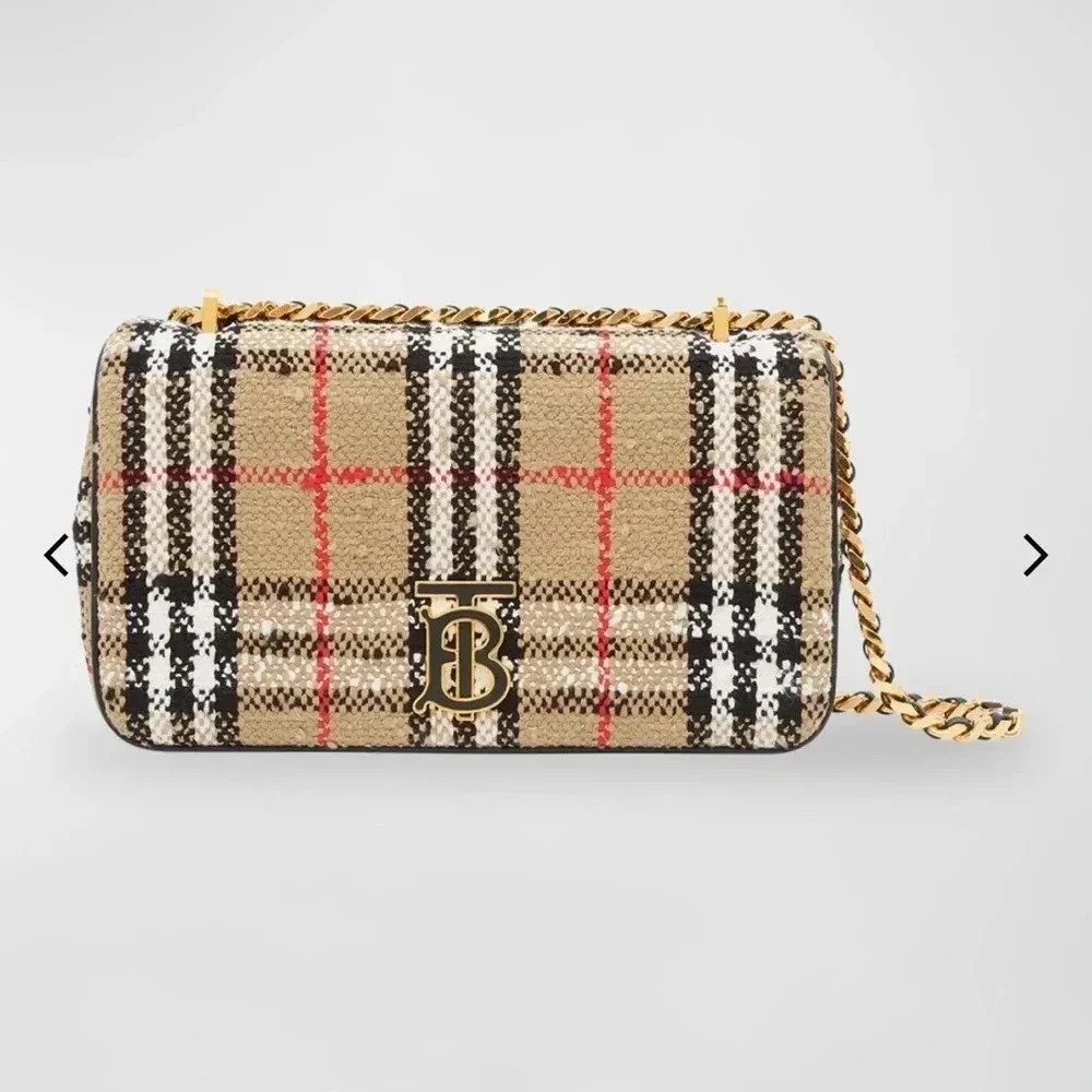 Tweed wool  blend shoulder bag